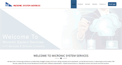 Desktop Screenshot of micronicsystem.co.in